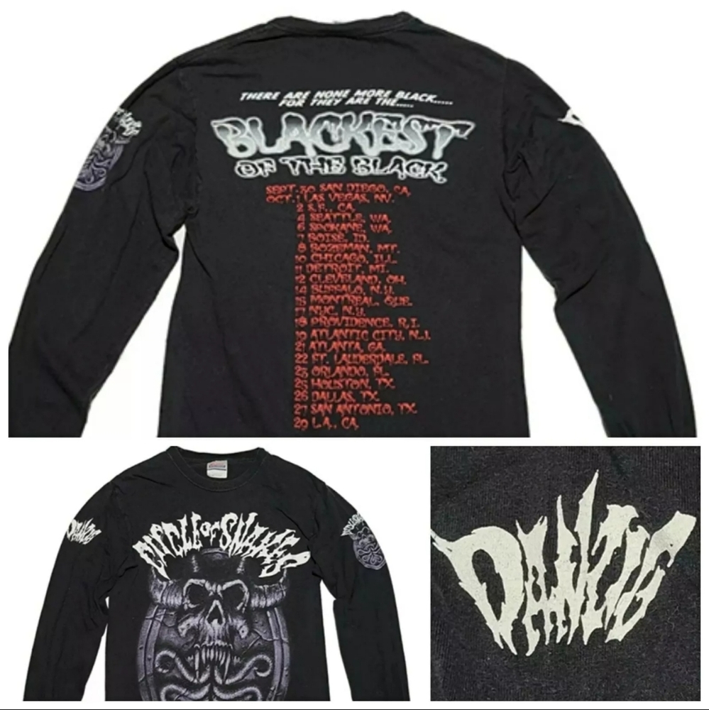 Danzig + Circle of Snakes 2005 American Tour Shirt